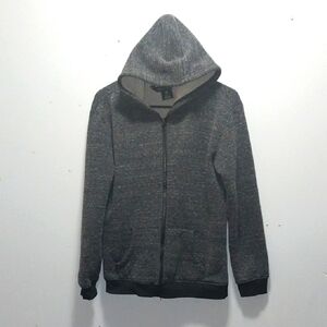 Hollywood Gray Hooded Zip-Up Jacket 14/16